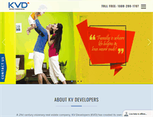 Tablet Screenshot of kvdevelopers.com